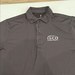 Fairway & Greene Black and White Men's Polo Shirt